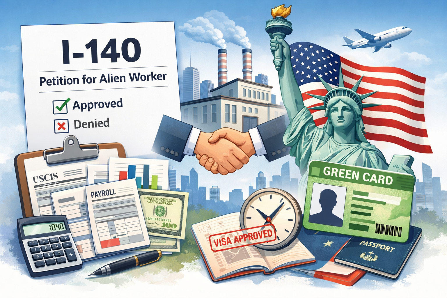 I-140 là gì trong hồ sơ EB-3? Các yếu tố ảnh hưởng đến khả năng được phê duyệt